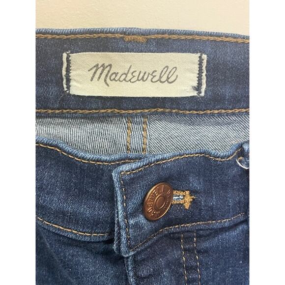 Madewell Women’s 9" Mid-Rise Skinny Jeans Size 26 Dark Wash - Picture 3 of 9